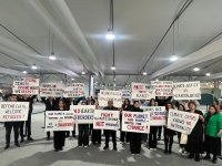 В рамках COP29 прошла акция в знак протеста против нетерпимого отношения к мигрантам в Европе  (ФОТО/ВИДЕО)
