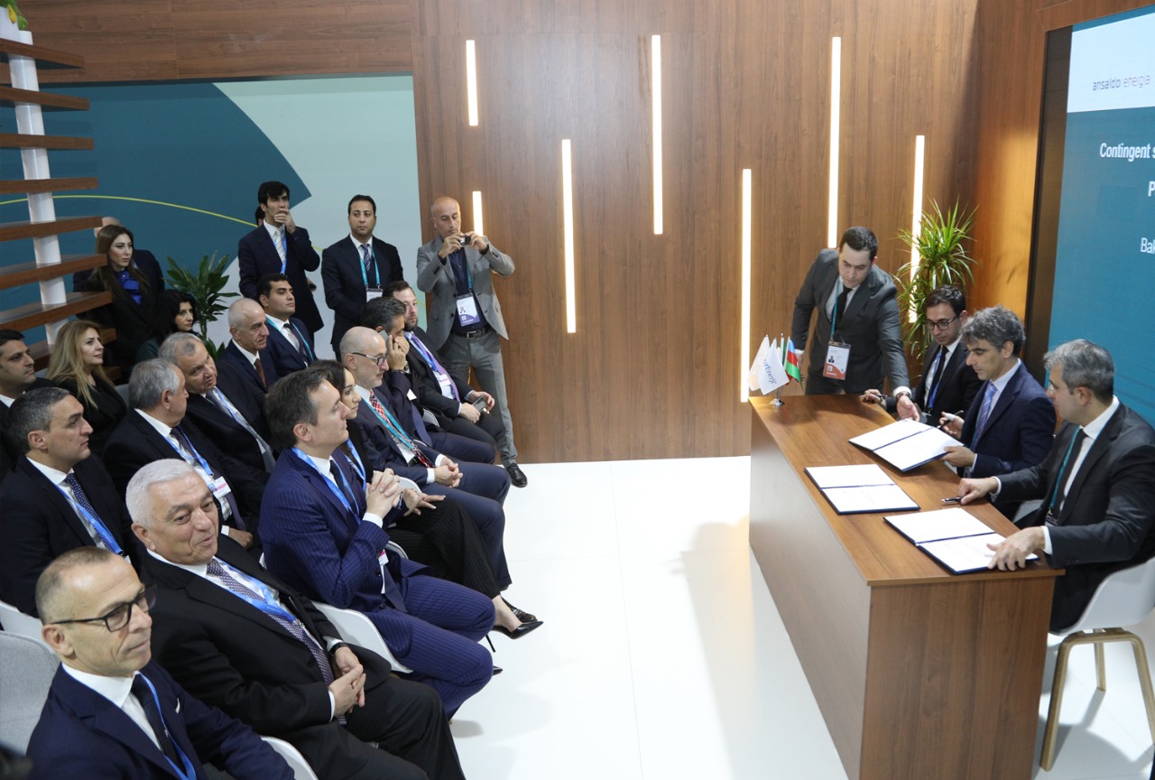 Подписан документ по углеродным кредитам между "Азерэнержи", SOCAR Trading и Ansaldo Energia (ФОТО)