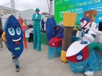 В акватории Бакинского бульвара прошел международный заплыв на байдарках и каноэ в поддержку COP29 (ФОТО)