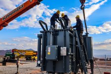 Для подстанции "Джульфа" закуплен второй силовой трансформатор (ФОТО)