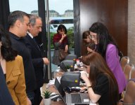 Завершился первый день Международного банковского форума в Баку (ФОТО)