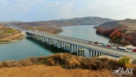 На автодороге Агдам-Физули выполнено 82% строительных работ (ФОТО)