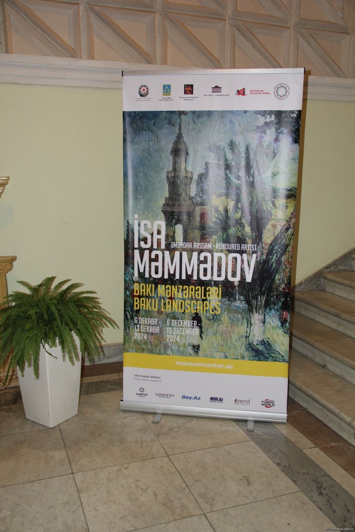 Потрясающие красочные пейзажи Баку в работах Исы Мамедова (ФОТО)