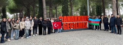 Азербайджанские и турецкие школьники посетили город Чанаккале (ФОТО)