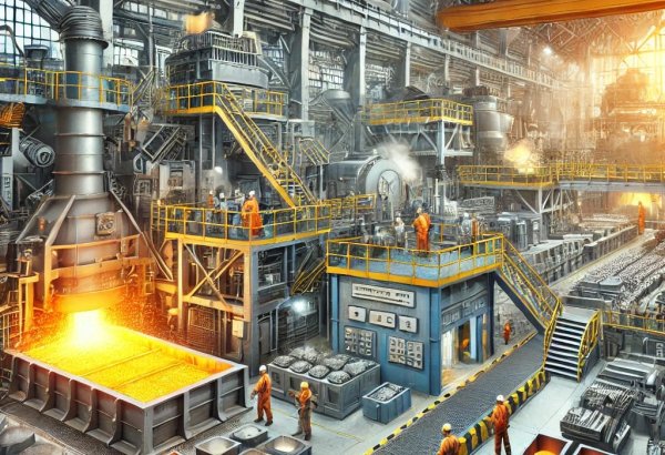 Увеличилось производство в металлургической промышленности в Баку