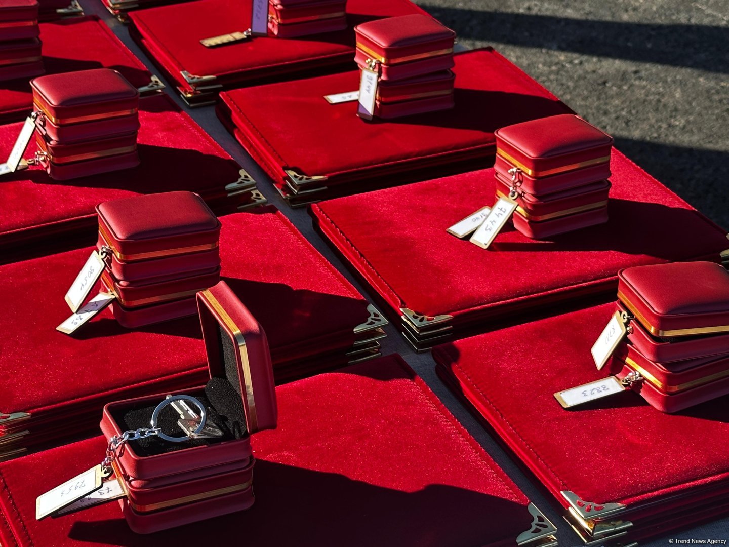 Первым семьям бывших вынужденных переселенцев в селе Баллыджа вручены ключи от домов (ФОТО)