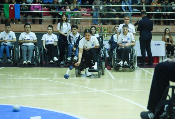 Состоялся финал чемпионата Азербайджана по бочче среди паралимпийцев (ФОТО)