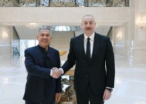Президент Ильхам Алиев встретился с Раисом Республики Татарстан Российской Федерации (ФОТО/ВИДЕО)