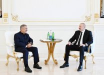 Президент Ильхам Алиев встретился с Раисом Республики Татарстан Российской Федерации (ФОТО/ВИДЕО)