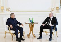 Президент Ильхам Алиев встретился с Раисом Республики Татарстан Российской Федерации (ФОТО/ВИДЕО)