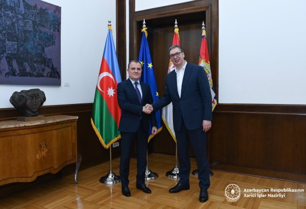 Джейхун Байрамов обсудил с Президентом Сербии региональные и международные вопросы (ФОТО)