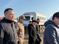 Члены государственной комиссии Азербайджана по расследованию причин авиакатастрофы прибыли на место происшествия (ФОТО)