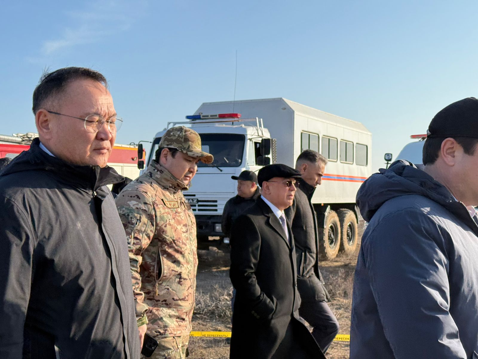 Члены государственной комиссии Азербайджана по расследованию причин авиакатастрофы прибыли на место происшествия (ФОТО)