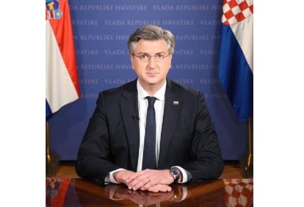 Премьер-министр Хорватии направил поздравительное письмо Президенту Ильхаму Алиеву