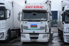 Из Азербайджана в Сирию отправился первый караван с гуманитарной помощью (ФОТО/ВИДЕО)