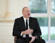 Президент Ильхам Алиев дал интервью местным телеканалам (ВИДЕО/ФОТО)