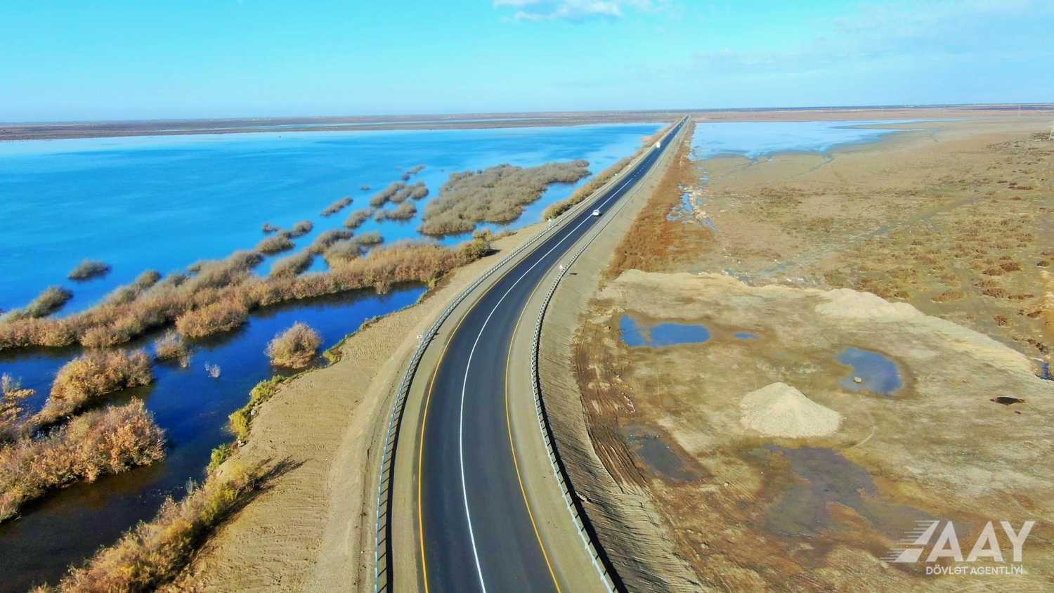 Завершается реконструкция участка  магистрали Алят-Астара (ФОТО)