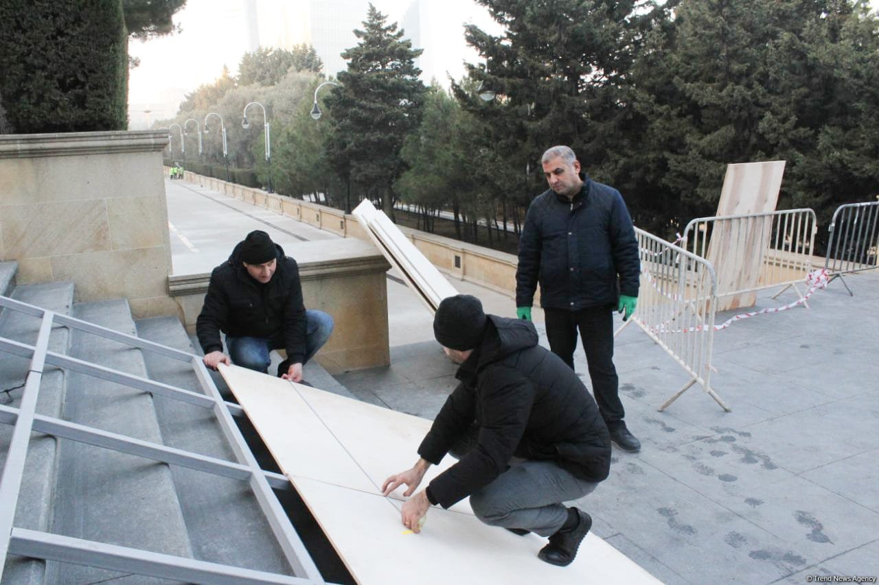 В Баку началась подготовка к годовщине трагедии 20 Января (ФОТО)