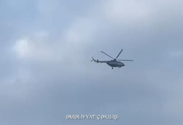 Поиски пропавших на Каспии близ Лянкярана рыбаков продолжаются с помощью вертолета (ВИДЕО)