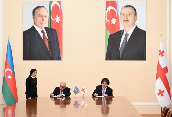 Подписан ряд документов между правительствами Азербайджана и Грузии (ФОТО)