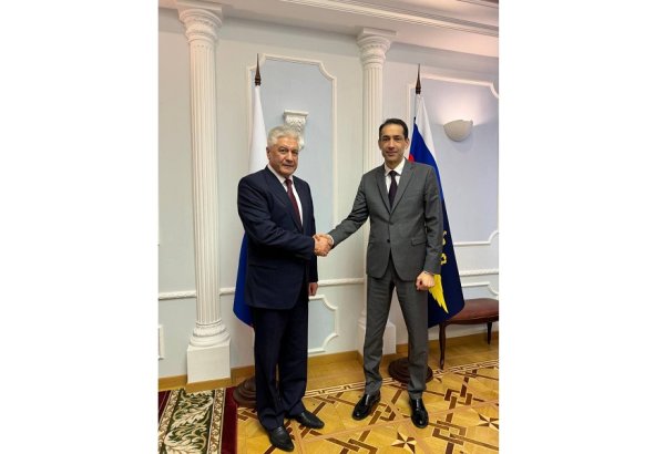 Посол Азербайджана и глава МВД России обсудили вопросы двустороннего сотрудничества