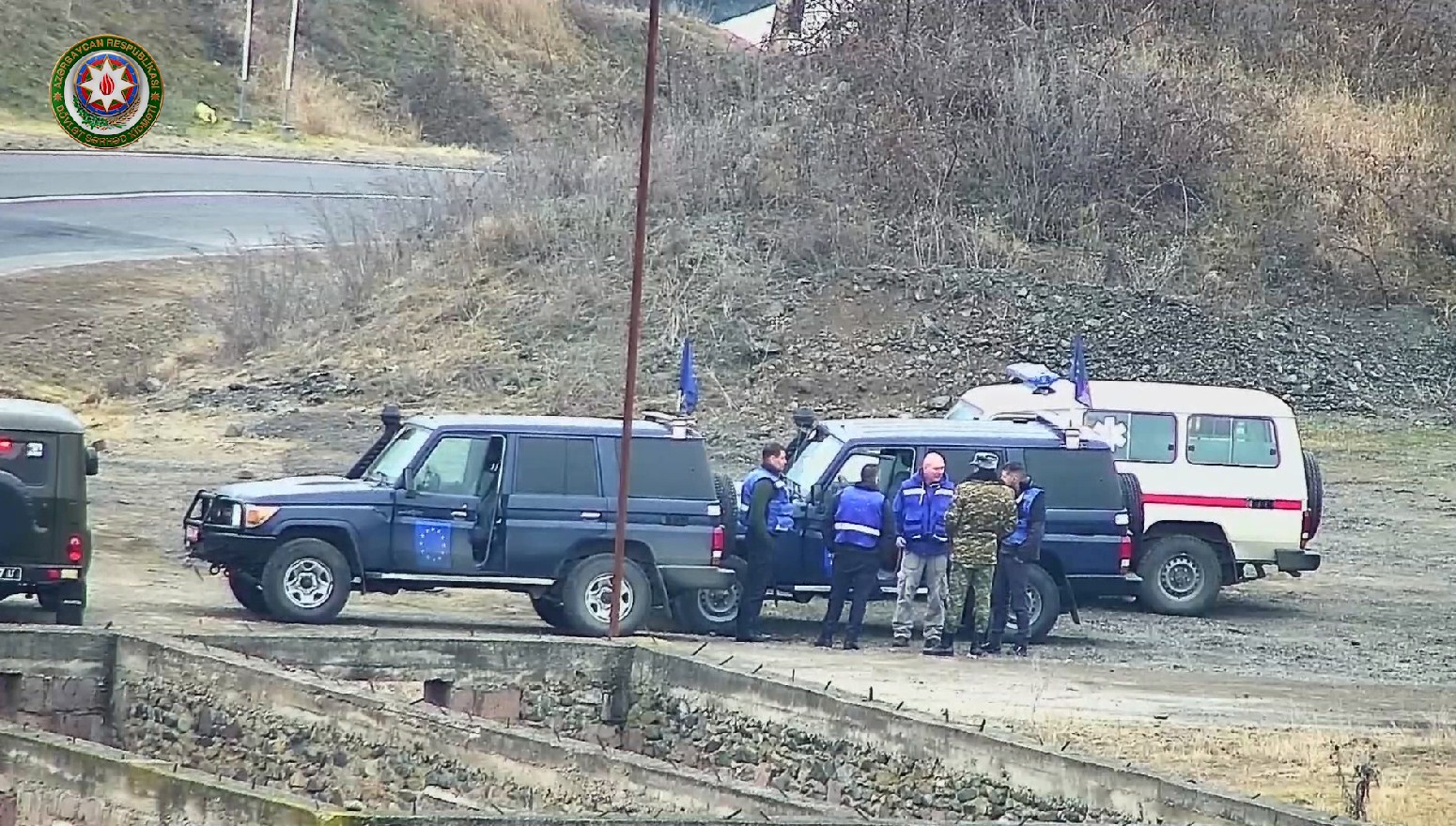 Возобновилась активность "наблюдателей" ЕС на армяно-азербайджанской границе (ВИДЕО)