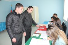 В Нахчыване осужденные проголосовали на муниципальных выборах (ФОТО)