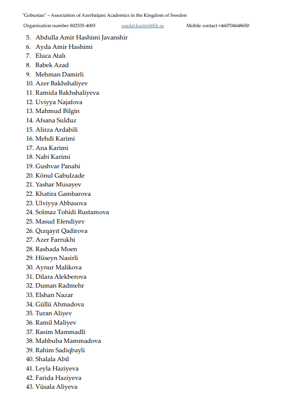 В Норвежский Нобелевский комитет направлено заявление в связи с трагедией 20 Января (ФОТО)