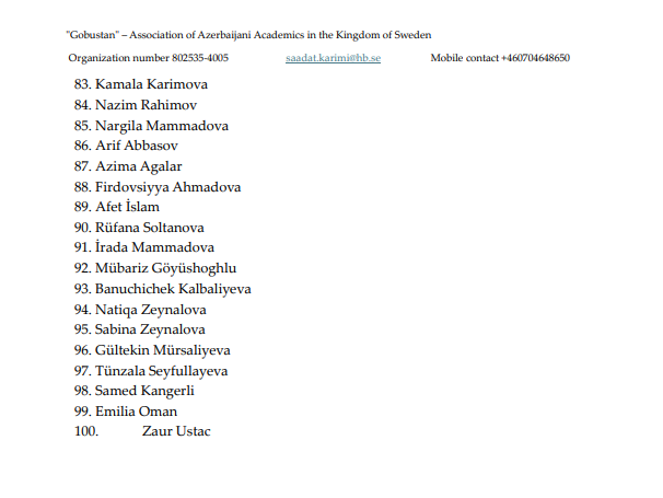 В Норвежский Нобелевский комитет направлено заявление в связи с трагедией 20 Января (ФОТО)