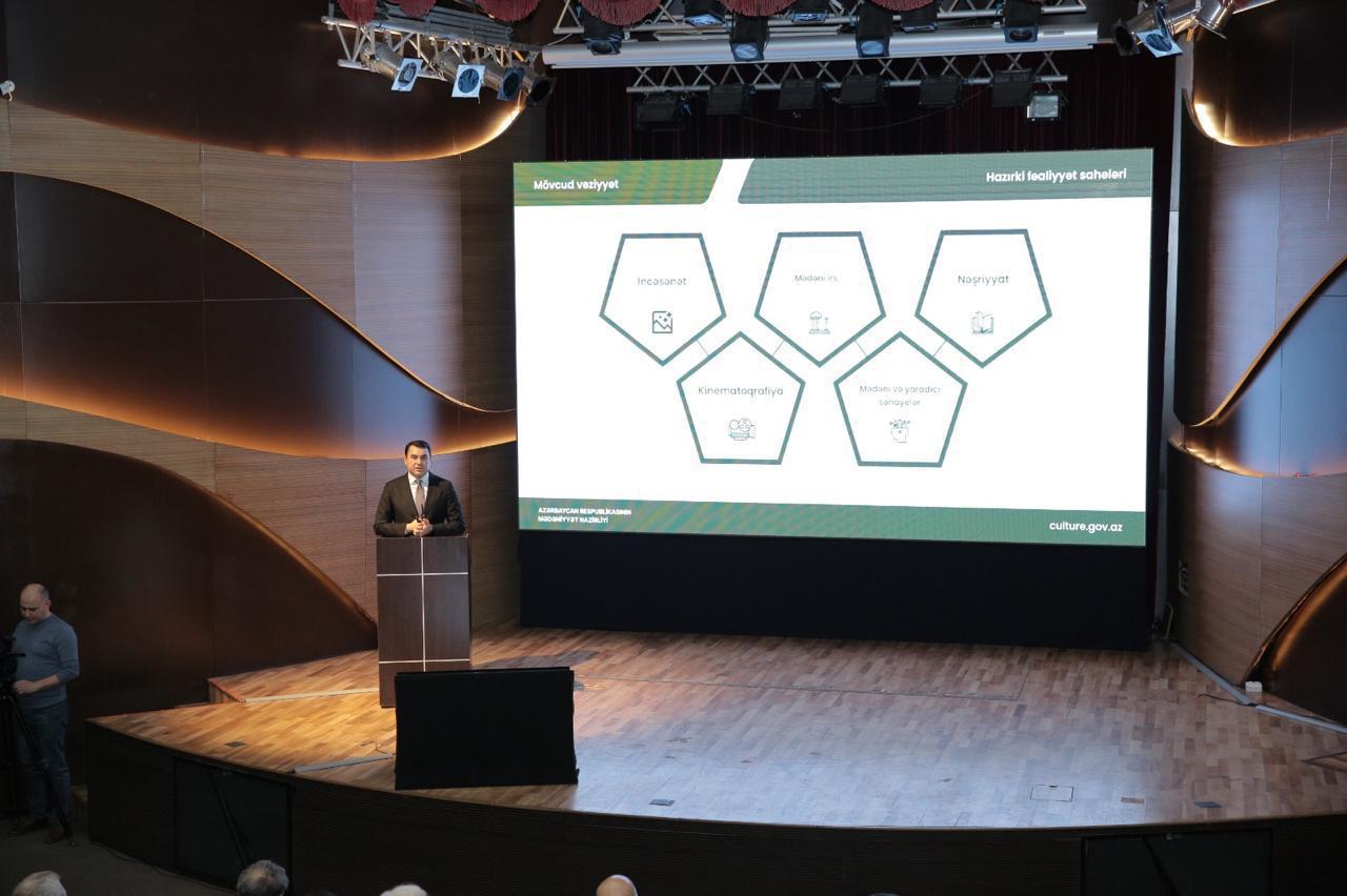 Впервые такой отчет представляется со стороны министерства культуры - Фаиг Суджаддинов (ФОТО)
