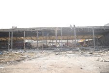 Фоторепортаж с места сноса рынка "Кешля" в Баку