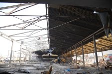 Фоторепортаж с места сноса рынка "Кешля" в Баку