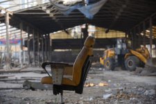 Фоторепортаж с места сноса рынка "Кешля" в Баку