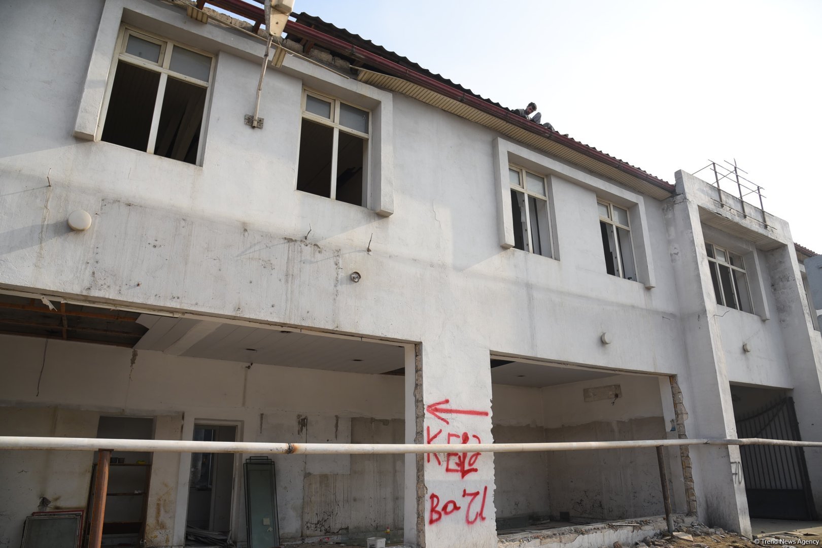 Фоторепортаж с места сноса рынка "Кешля" в Баку