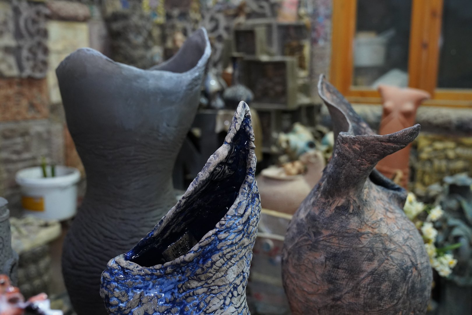 Пламенные женщины в керамике в Ичеришехер… Мир Теймур Мамедов и Ирина Денев в проекте "Вижу-чувствую" (ФОТО)