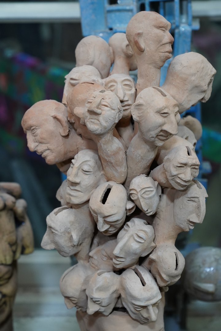 Пламенные женщины в керамике в Ичеришехер… Мир Теймур Мамедов и Ирина Денев в проекте "Вижу-чувствую" (ФОТО)