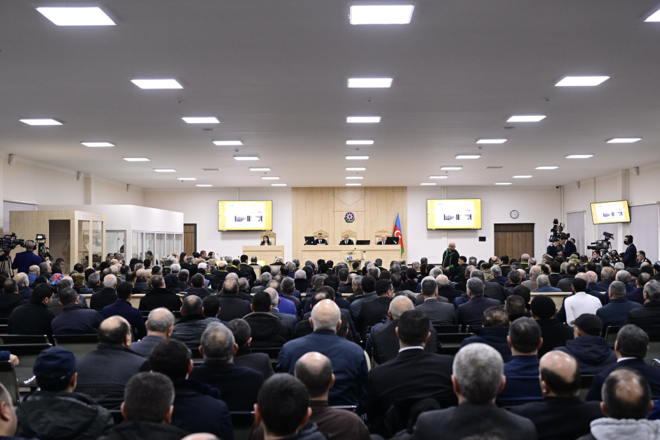 Состоялось очередное судебное заседание по делу лиц армянского происхождения, обвиняемых в многочисленных преступлениях против азербайджанского народа (ФОТО)