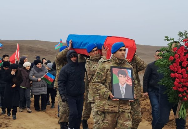 Останки шехида первой Карабахской войны Мушфига Гулиева захоронены в Джебраиле (ФОТО/ВИДЕО)