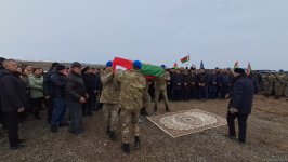 Останки шехида первой Карабахской войны Мушфига Гулиева захоронены в Джебраиле (ФОТО/ВИДЕО)