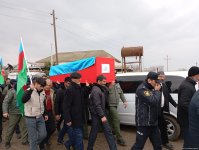 В Сальянском районе преданы земле останки шехида I Карабахской войны Эльшана Тагиева (ФОТО)