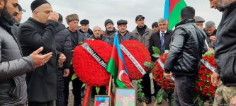 В Сальянском районе преданы земле останки шехида I Карабахской войны Эльшана Тагиева (ФОТО)