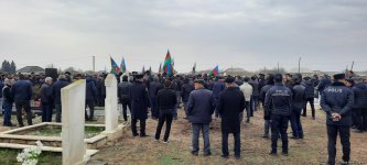 В Сальянском районе преданы земле останки шехида I Карабахской войны Эльшана Тагиева (ФОТО)