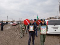 В Сальянском районе преданы земле останки шехида I Карабахской войны Эльшана Тагиева (ФОТО)