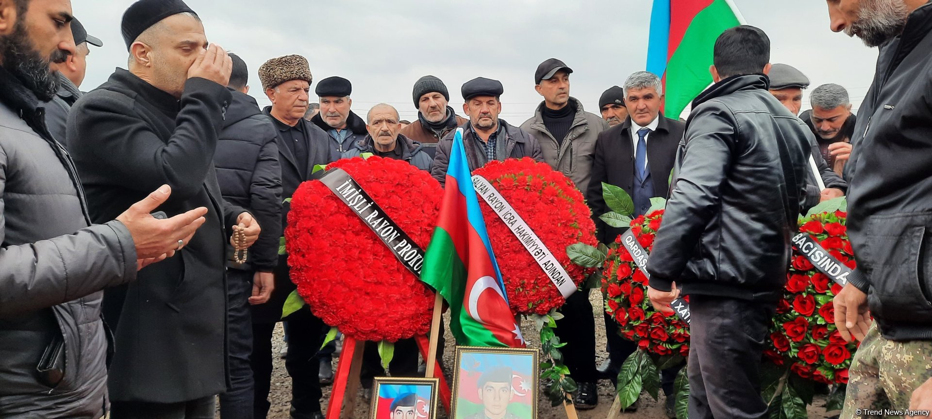 В Сальянском районе преданы земле останки шехида I Карабахской войны Эльшана Тагиева (ФОТО)