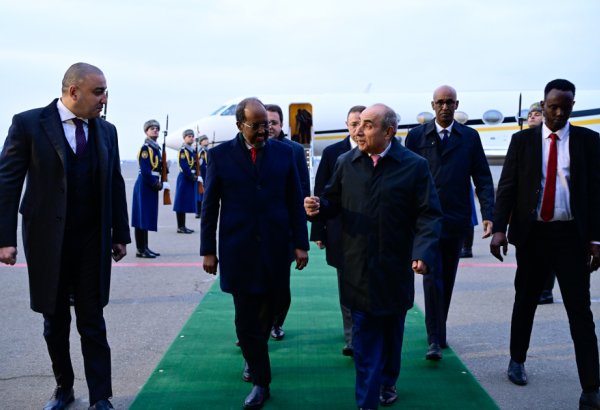 Президент Сомали прибыл с официальным визитом в Азербайджан (ФОТО)
