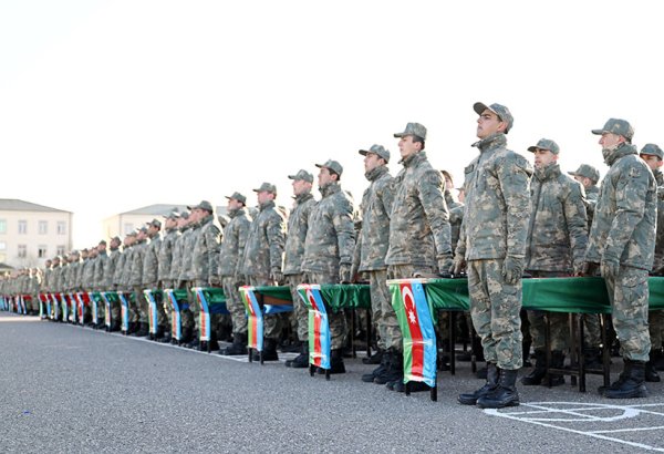 В азербайджанской армии состоялись церемонии принесения присяги (ФОТО/ВИДЕО)