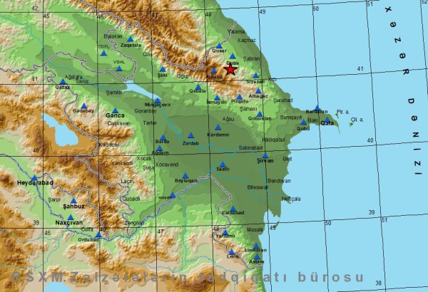 В Азербайджане произошло землетрясение