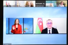 Министр здравоохранения Азербайджана выступил на видеоконференции Европейского регионального бюро ВОЗ (ФОТО)