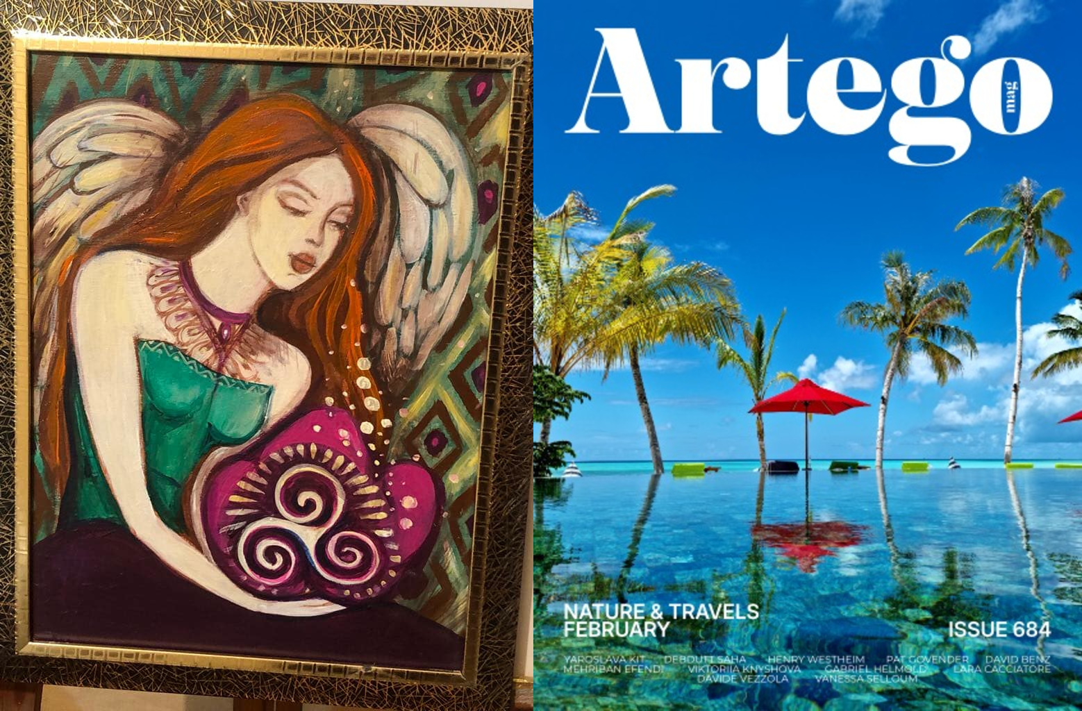 Работы азербайджанского сюрреалиста опубликованы в британских журналах (ФОТО)