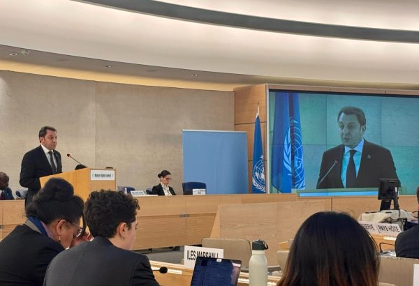 Замглавы МИД Азербайджана рассказал в Женеве о проделанной работе в рамках Великого возвращения (ФОТО)